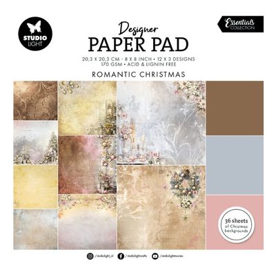 SL Designer Paper Pad - Romantic Christmas 36 Sheets