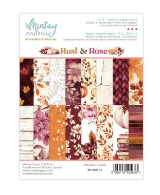 Mintay - Rust &amp; Rose 6x8 Paper Pad