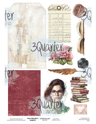 3Quarter Designs - Mini Project Sheet Story Teller