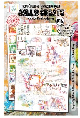 AALL&amp;CREATE - Cultural Gems A5 Rub-ons