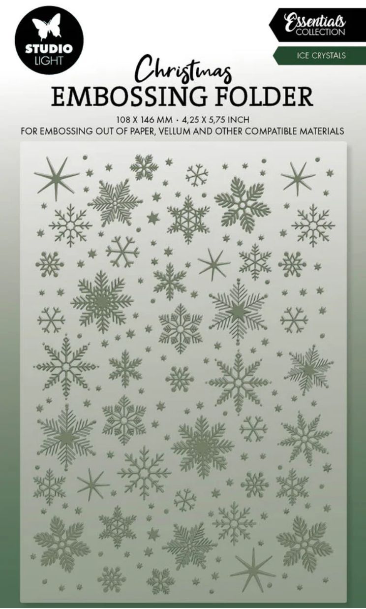 SL Essentials - Embossing Folder, Ice Crystals