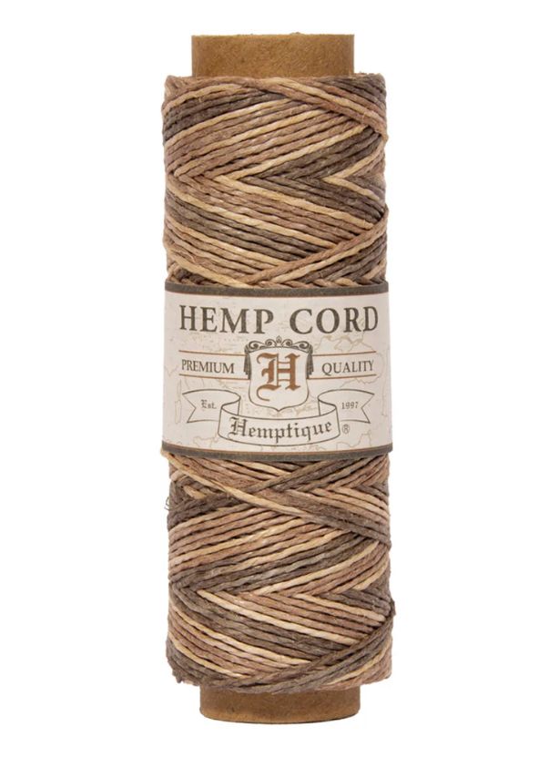 Hemptique #20 Variegated Hemp Cord 50g Earthy