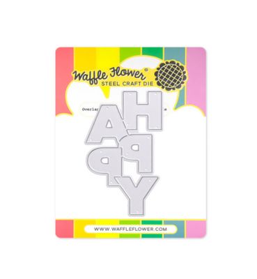 Overlapping Vertical Happy Word