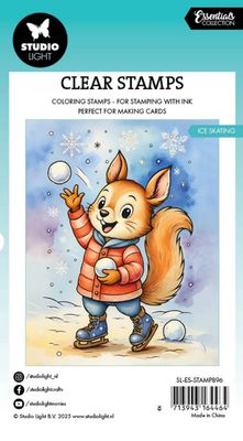 SL Essential Clear Stamp - Ice Skating (2.9x4.13&quot;)
