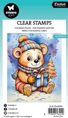 SL Essentials Clear Stamp - Winter Bear 1 Pc  (2.9x4.13&quot;)