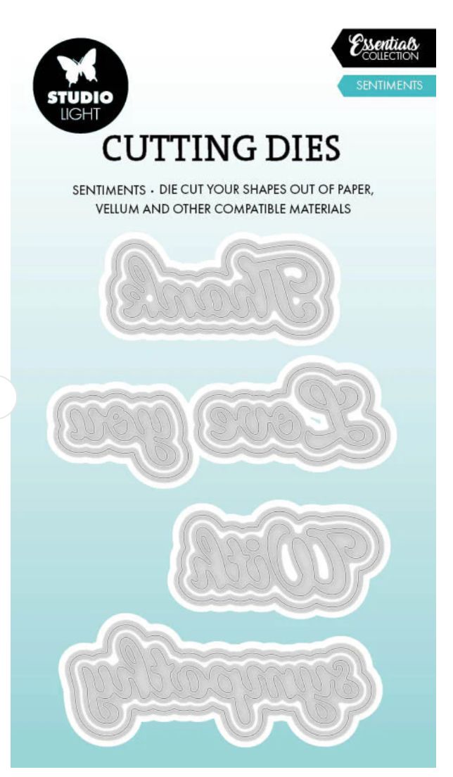 SL Essentials Cutting Die - Everyday Sentiments 10pcs