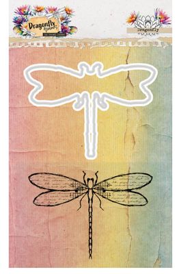 HE Stamp &amp; Cutting Die Dragonfly - Dragonfly Dreams 2pcs
