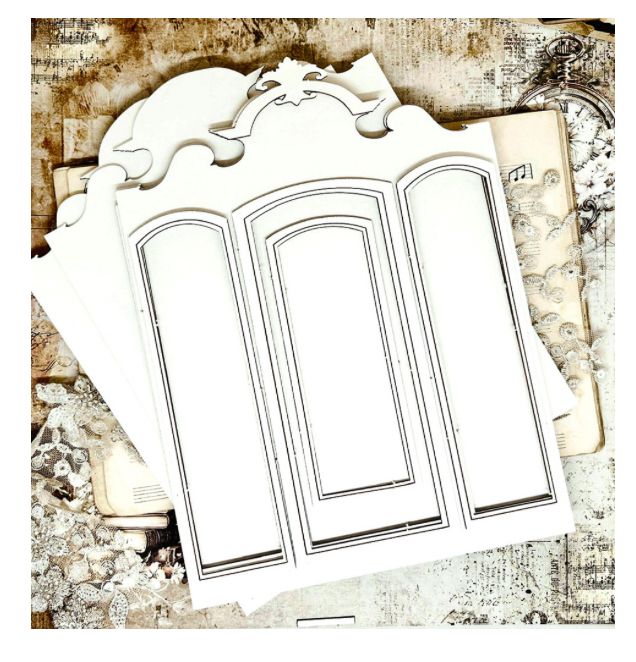 Alchemy Of Arts Behind Closed Doors - Chipboard Album Base