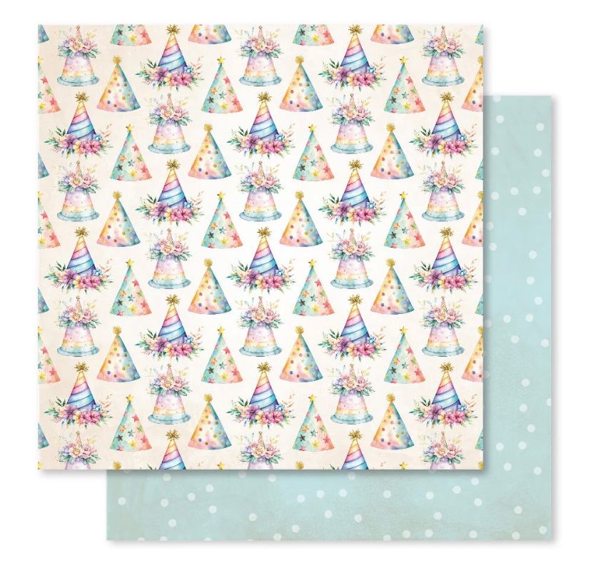 Birthday Fun Basics F - 12x12 Single Sheet