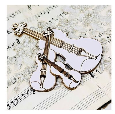 Alchemy Of Arts Behind Closed Doors - Chipboard Violins