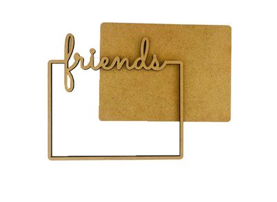 Stamperia Furry Friends - MDF Plate Friends