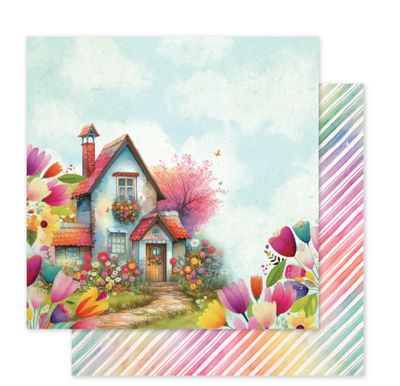 Rainbow Village - Basics C 12x12 Single Sheet