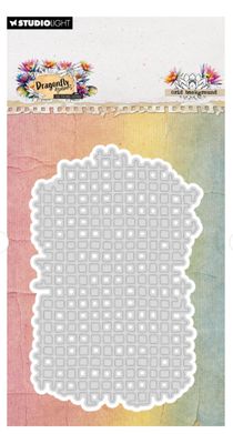 HE Dragonfly Dreams - Grid Background Cutting Die 1pc