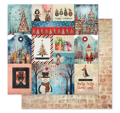 Merry And Bright A - 12x12 Single Sheet