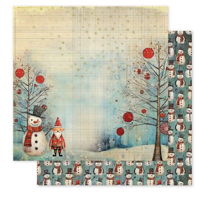 Merry And Bright B - 12x12 Single Sheet