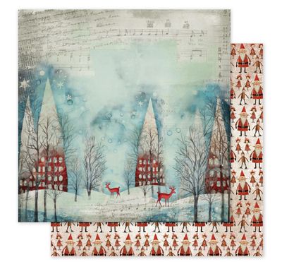 Merry And Bright D- 12x12 Single Sheet