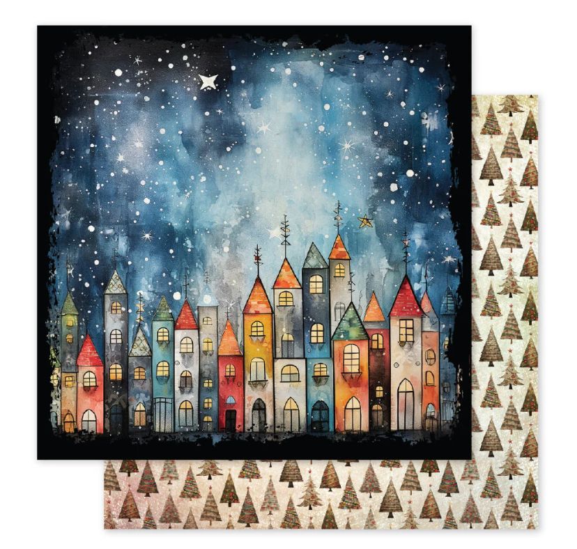 Merry And Bright Basic E - 12x12 Single Sheet