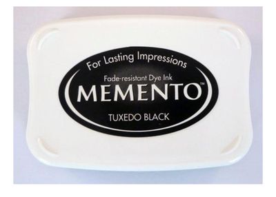 Tsukineko - Memento Large Ink Pad Tuxedo Black