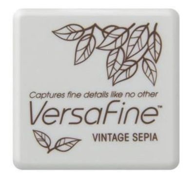 Tsukineko Versafine Ink Pad - Vintage Sepia/Small