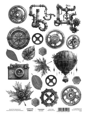 3Quarter Designs - Tinkerer A4 Acetate Sheet