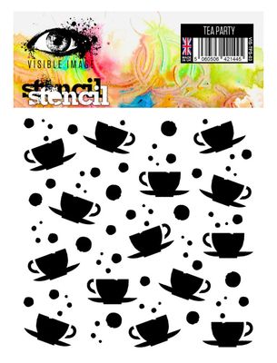 Tea Party - 6x6 Stencil