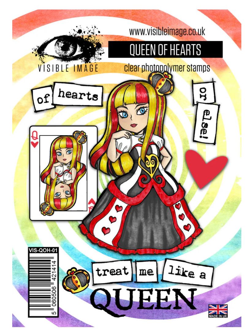 Queen Of Hearts - A6 Stamp Set