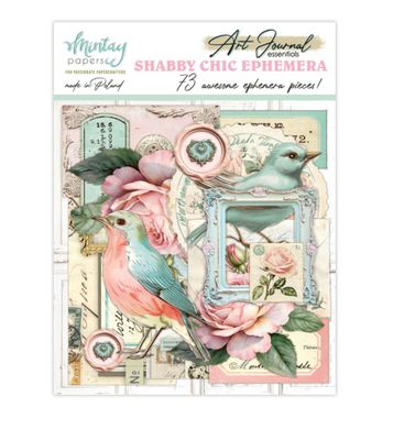 Mintay Art Journal Ephemera Pack - Shabby Chic (73pc)
