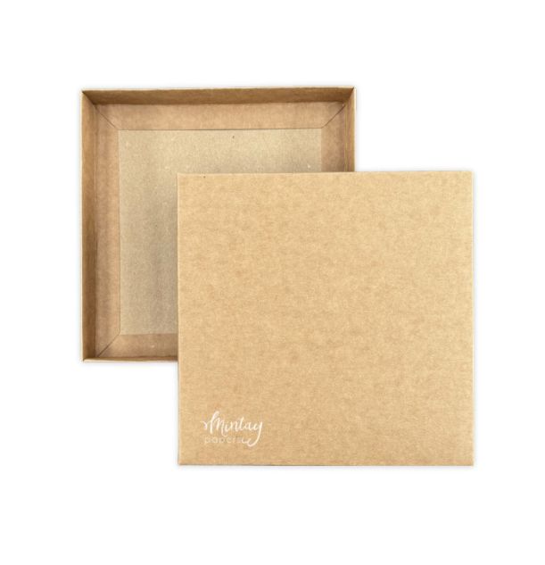 Mintay Basic Square Card Box Base - Kraft 1pc