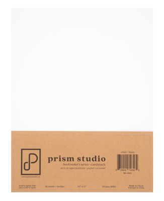 8.5x11 Bookmakers Series Cardstock 80lbs  White (25sheets)