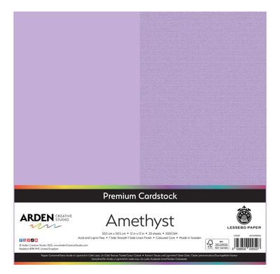 Arden Creative Premium Cardstock Amethyst - 12x12 Single Sheet