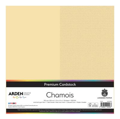 Arden Creative Premium Cardstock Chamois- 12x12 Single Sheet
