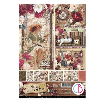Ciao Bella - Book Lovers Creative Pad A4 9/Pkg