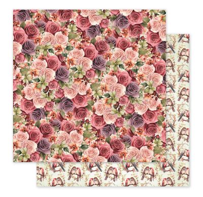 Paper Rose Heartwood House Basics D - 12x12 Single Sheet 1pc