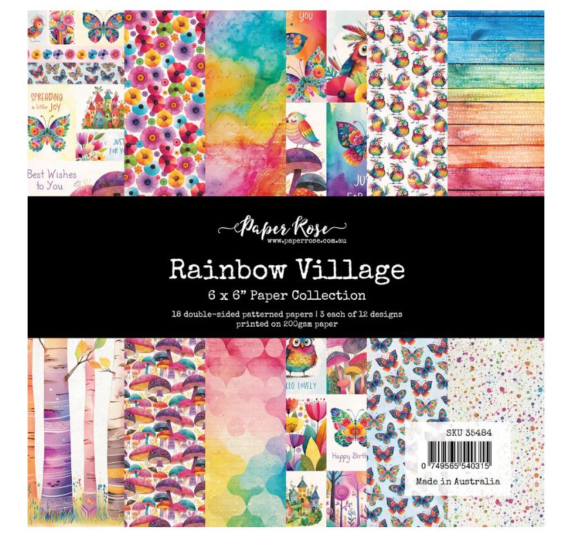 Paper Rose - Rainbow Village 6x6 Paper Collection