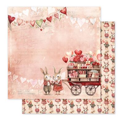 Paper Rose Heartwood House B - 12x12 Single Sheet 1pc
