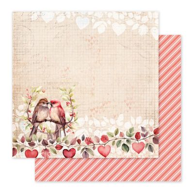 Paper Rose Heartwood House Basics C - 12x12 Single Sheet 1pc