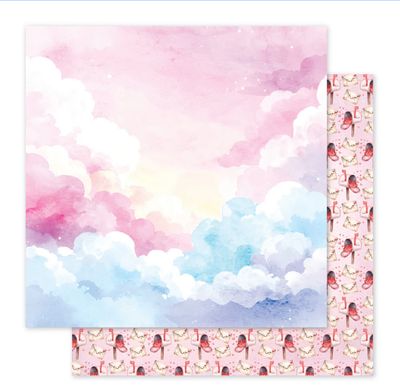 Paper Rose - Perfect Pairs Patterns B 12x12 Single Sheet