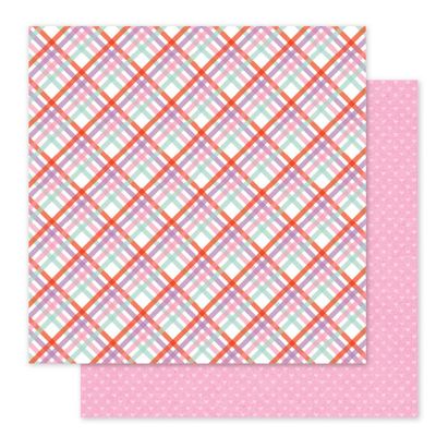 Paper Rose - Perfect Pairs Patterns C 12x12 Single Sheet
