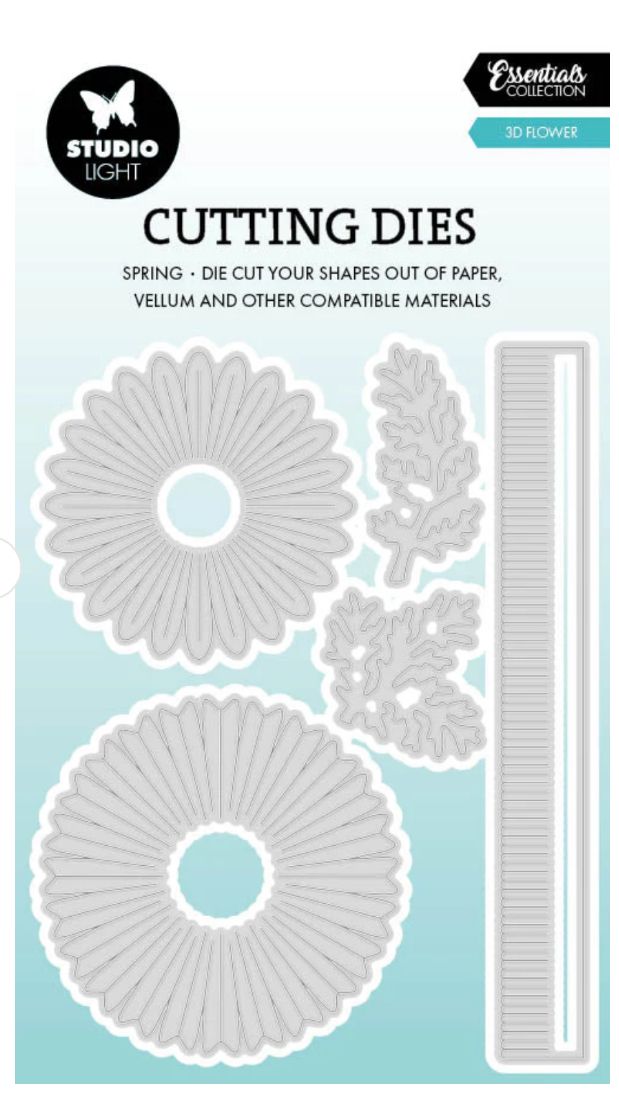 SL Essentials - 3d Flowers Cutting Die 5 Pcs