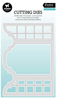SL Essentials - Window Folding Cardshape Cutting Die 7 Pcs