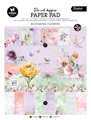 SL Essentials - Flowers Die Cut Paper Pad 28 Sheets