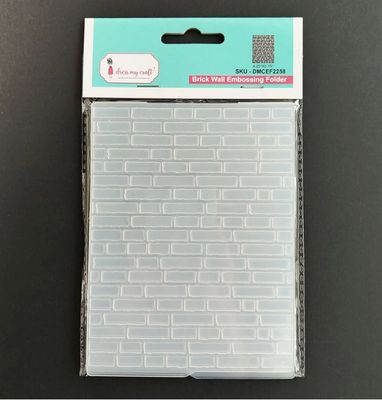 Dress My Craft - Brick Wall Pattern Embossing Folder