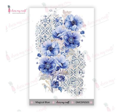 Dress My Craft - Magical Blue Mini Transfer Me 4x6