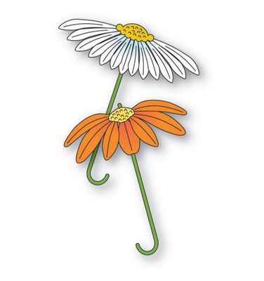 Memory Box - Daisy Umbrellas Die