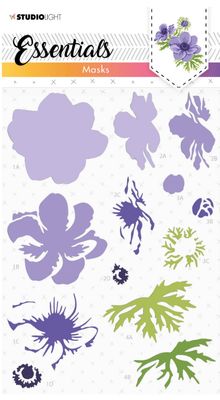 Studio Light Essentials - Floral Mask Stencil 1pc