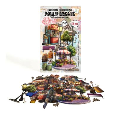 AALL&amp;CREATE - Bazaar Bliss Ephemera 54pcs