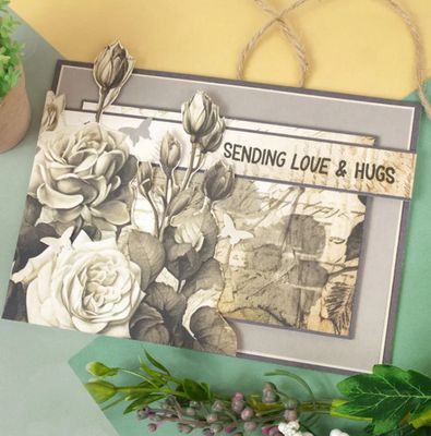 Adorable Scoreable Designer Cardstock - Gothic Rose 12pk