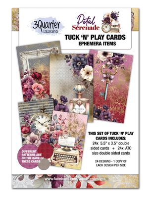 3Quarter Designs - Petal Serenade Tuck N Play Cards