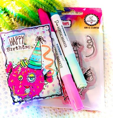 Workshop - Artist Trading Card Social Creating With Art By Marlene