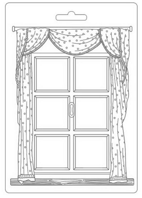 Stamperia - A5 Soft Mould Daydream Window